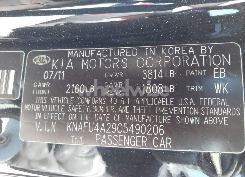 Photo 9 of 2012 Kia Forte EX (VIN KNAFU4A29C5490206)