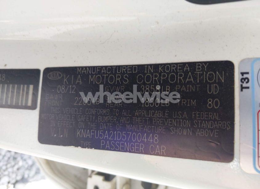 Photo 9 of 2013 Kia Forte EX (VIN KNAFU5A21D5700448)