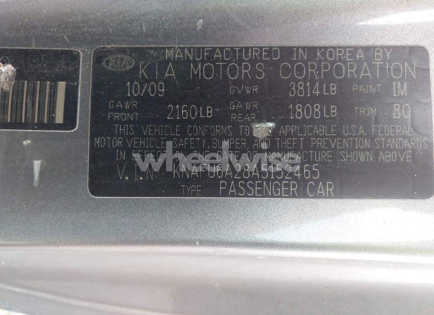 Photo 9 of 2010 Kia Forte KOUP EX (VIN KNAFU6A28A5152465)