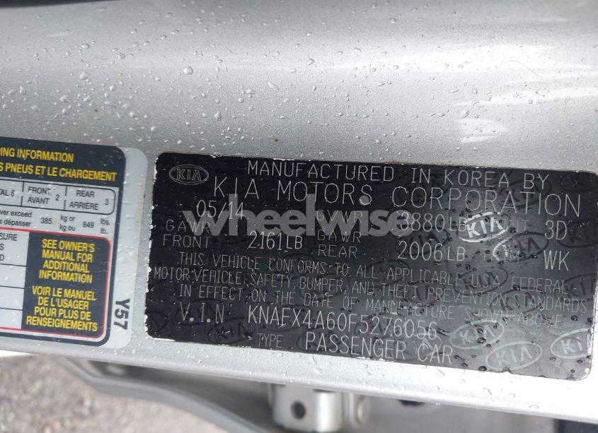 Photo 9 of 2015 Kia Forte LX (VIN KNAFX4A60F5276056)