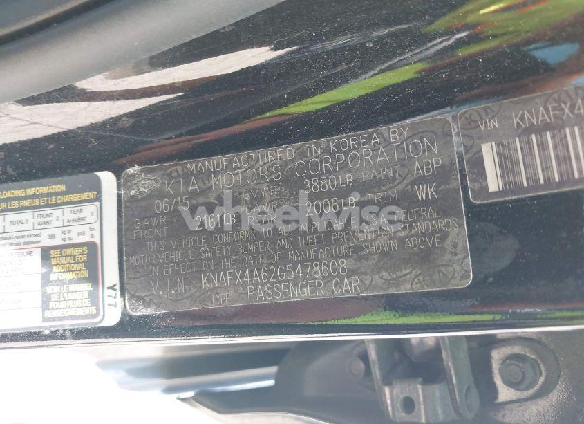 Photo 9 of 2016 Kia Forte LX (VIN KNAFX4A62G5478608)