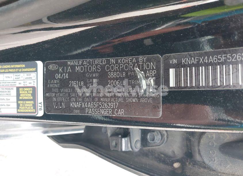 Photo 9 of 2015 Kia Forte LX (VIN KNAFX4A65F5263917)