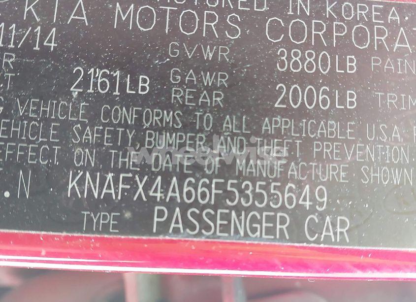 Photo 9 of 2015 Kia Forte LX (VIN KNAFX4A66F5355649)