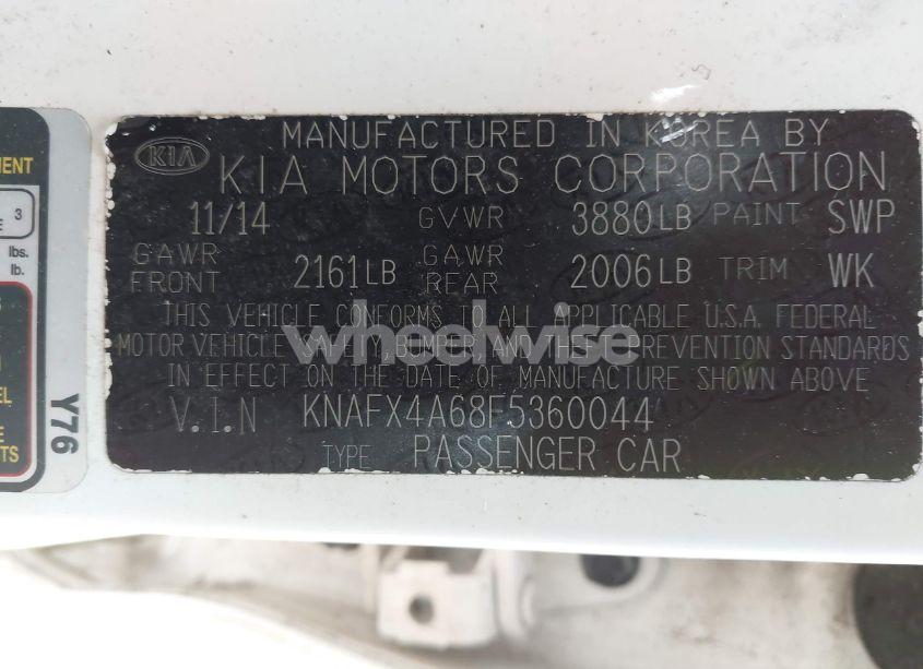 Photo 9 of 2015 Kia Forte LX (VIN KNAFX4A68F5360044)