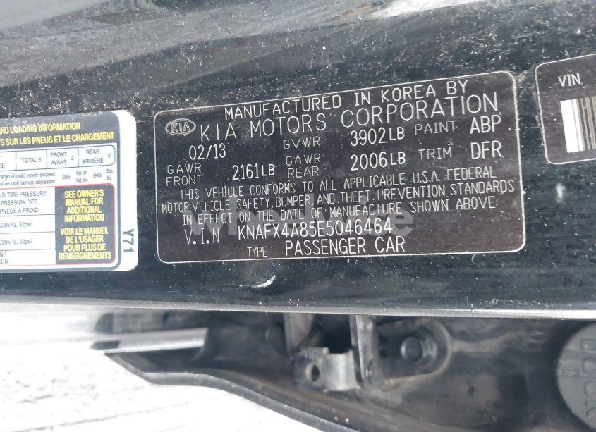 Photo 9 of 2014 Kia Forte EX (VIN KNAFX4A85E5046464)