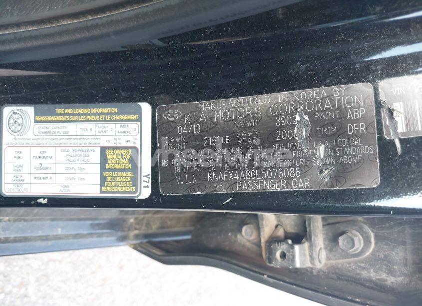 Photo 9 of 2014 Kia Forte EX (VIN KNAFX4A86E5076086)