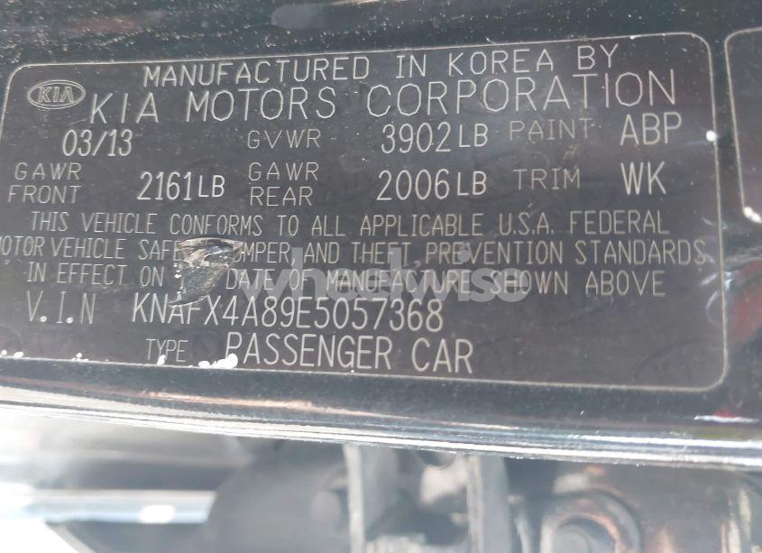 Photo 9 of 2014 Kia Forte EX (VIN KNAFX4A89E5057368)