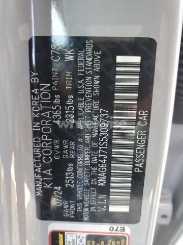 Photo 13 of 2025 KIA K5 GT LINE (VIN KNAG64J71S5309737)