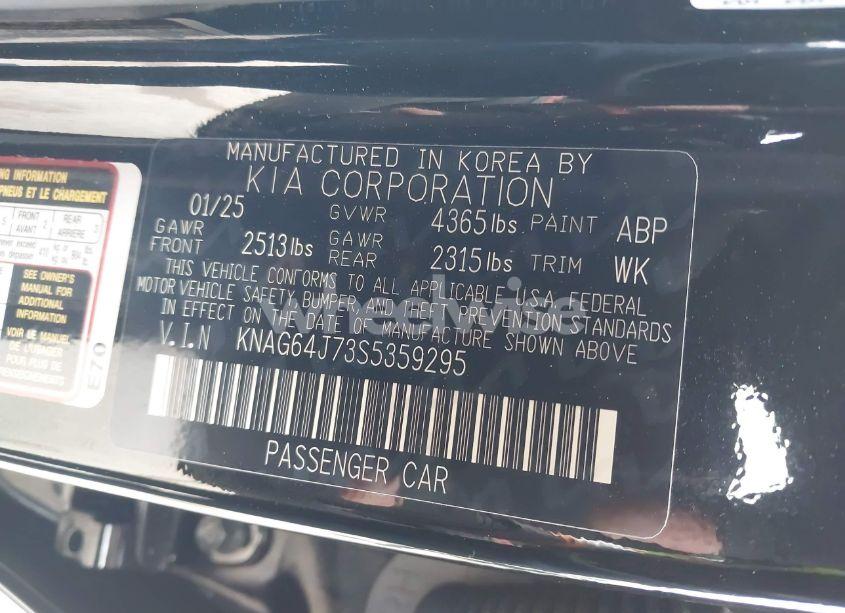 Photo 9 of 2025 Kia K5 GT-LINE (VIN KNAG64J73S5359295)