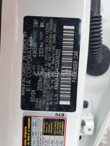 Photo 9 of 2025 KIA K5 GT LINE (VIN KNAG64J74S5309201)