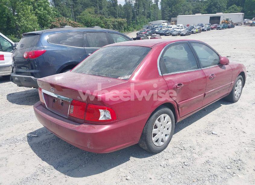 Photo 4 of 2004 Kia Optima EX/LX (VIN KNAGD126345254527)