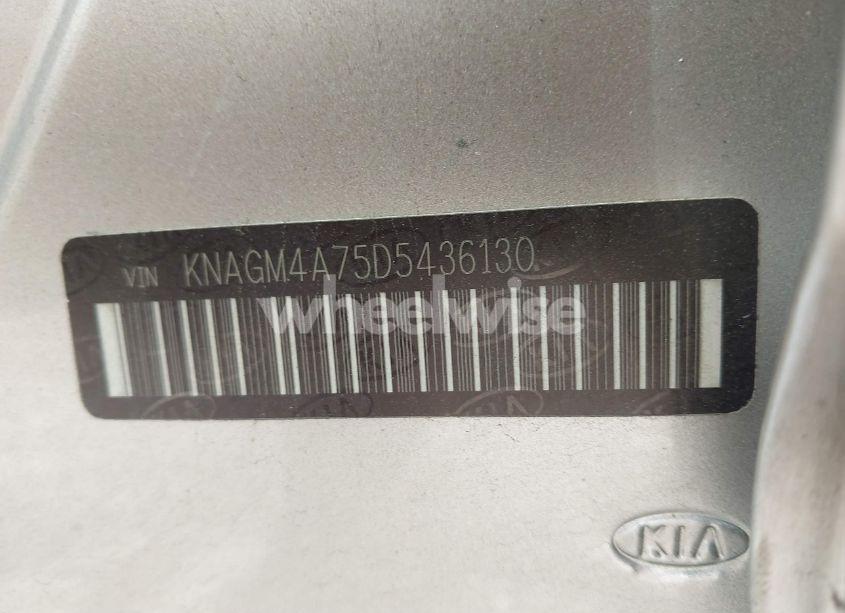 Photo 9 of 2013 Kia Optima LX (VIN KNAGM4A75D5436130)