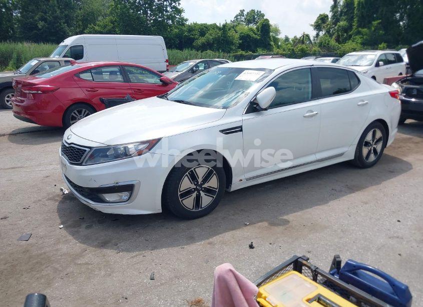 Photo 2 of 2012 Kia Optima HYBRID EX (VIN KNAGM4AD4C5028299)