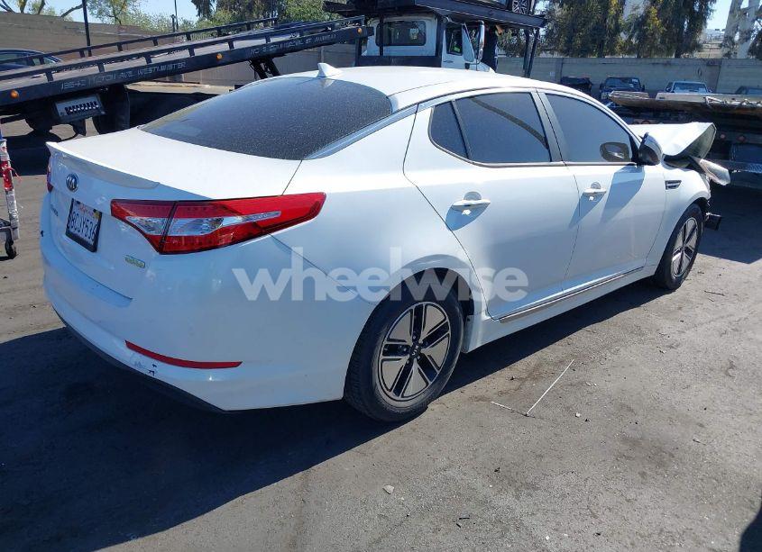 Photo 4 of 2012 Kia Optima HYBRID EX (VIN KNAGM4AD4C5035379)
