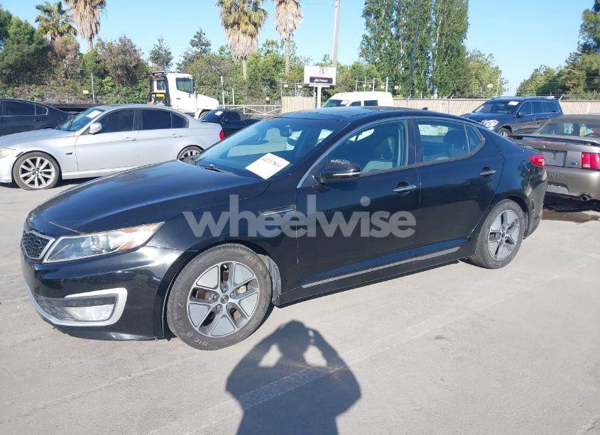 Photo 2 of 2011 Kia Optima HYBRID EX (VIN KNAGM4AD6B5001894)