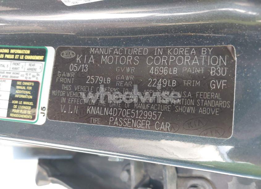 Photo 9 of 2014 Kia Cadenza PREMIUM (VIN KNALN4D70E5129957)