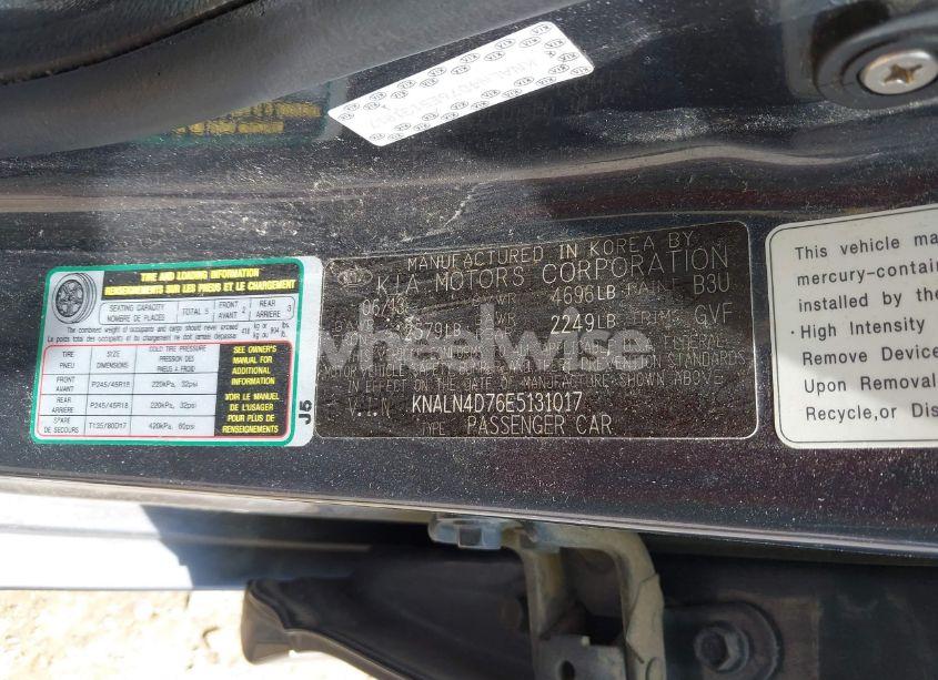 Photo 9 of 2014 Kia Cadenza PREMIUM (VIN KNALN4D76E5131017)