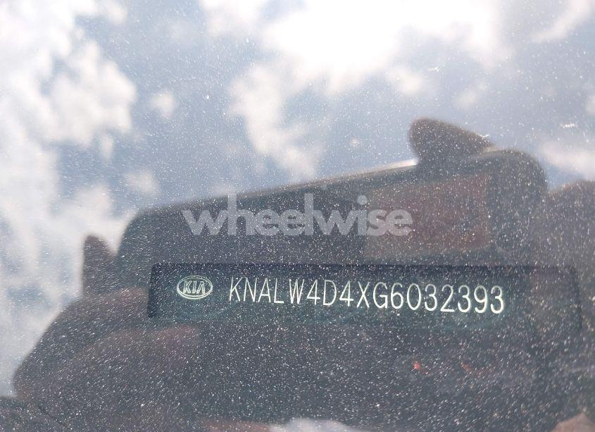 Photo 9 of 2016 Kia K900 LUXURY 5.0L (VIN KNALW4D4XG6032393)