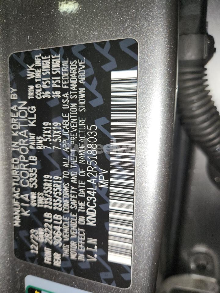 Photo 14 of 2024 KIA EV6 LIGHT (VIN KNDC34LA2R5188035)