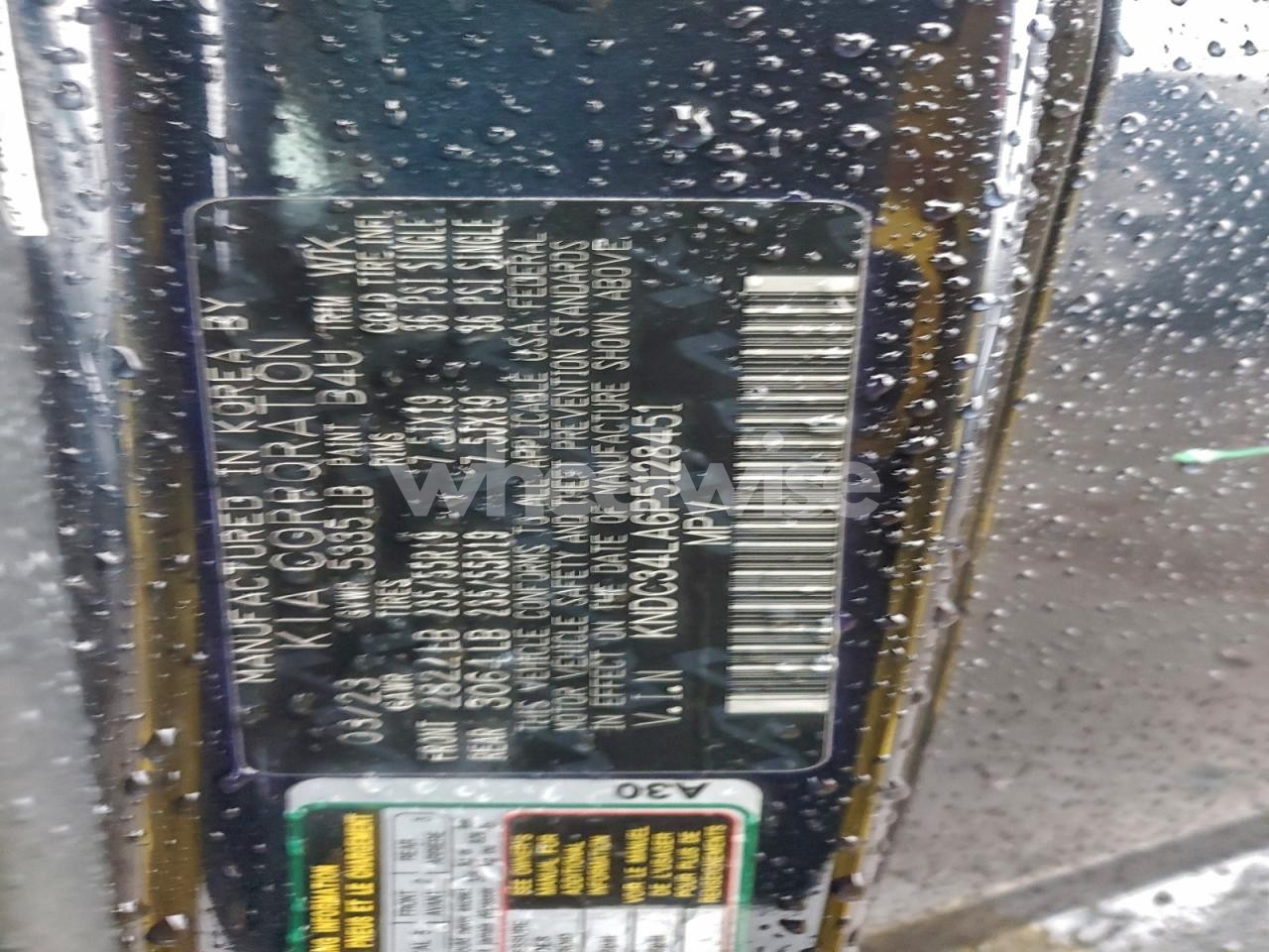 Photo 13 of 2023 KIA EV6 LIGHT (VIN KNDC34LA6P5128451)