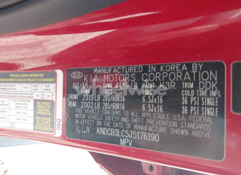 Photo 9 of 2018 Kia Niro LX (VIN KNDCB3LC5J5176190)