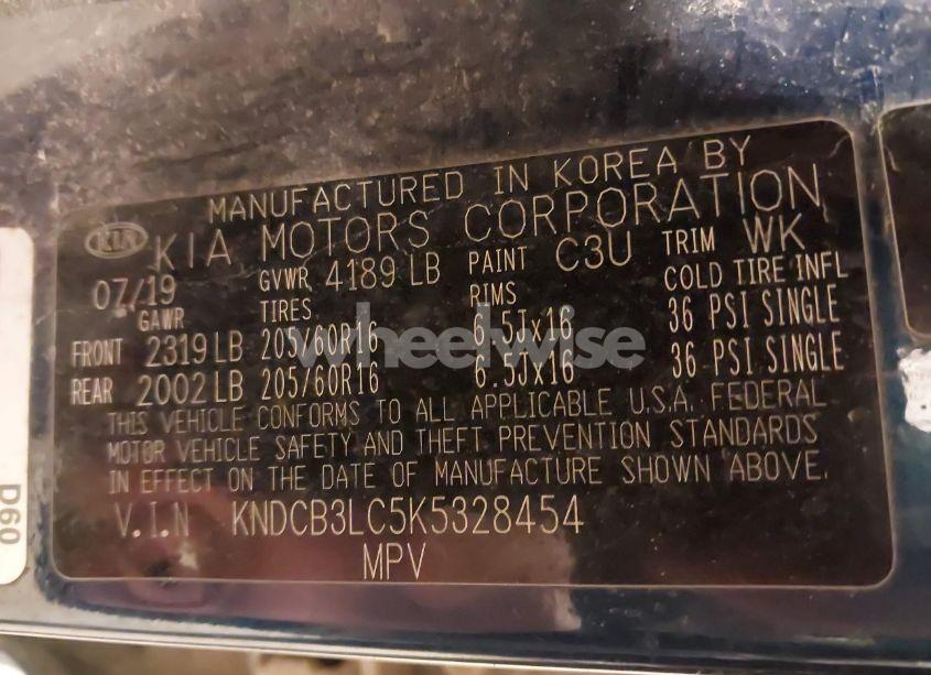 Photo 9 of 2019 Kia Niro LX (VIN KNDCB3LC5K5328454)