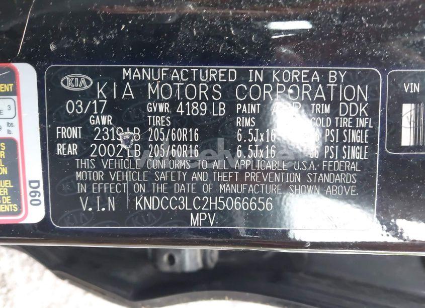 Photo 9 of 2017 Kia Niro EX (VIN KNDCC3LC2H5066656)