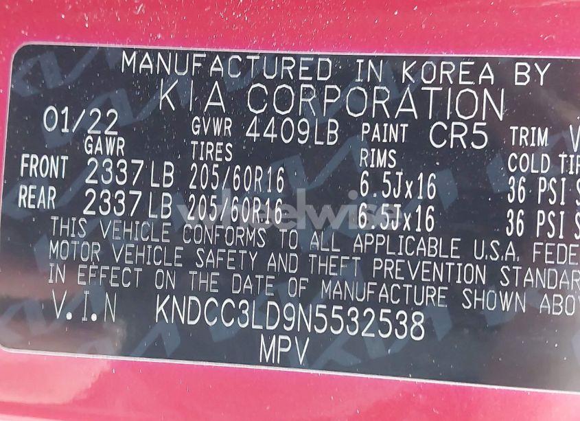 Photo 9 of 2022 Kia Niro PLUG-IN HYBRID EX PREMIUM (VIN KNDCC3LD9N5532538)