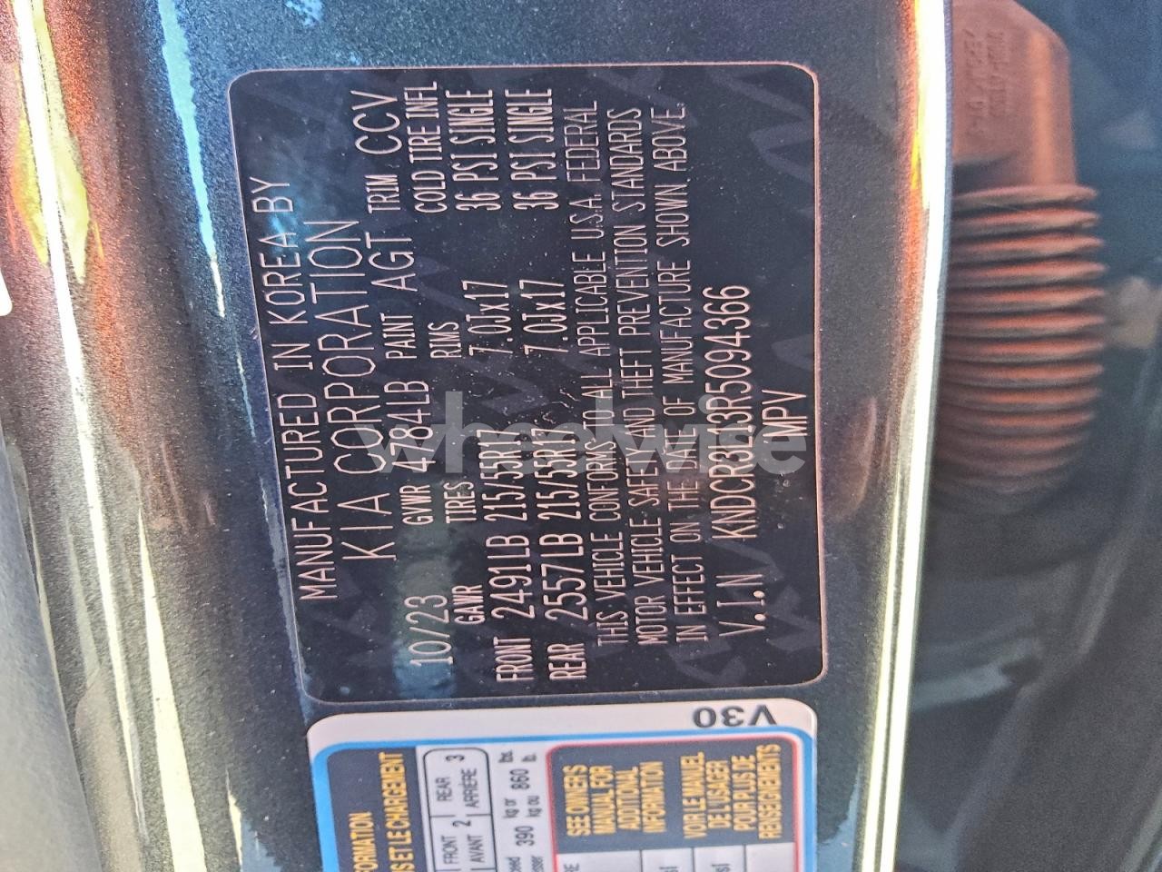 Photo 13 of 2024 KIA NIRO WIND (VIN KNDCR3L13R5094366)