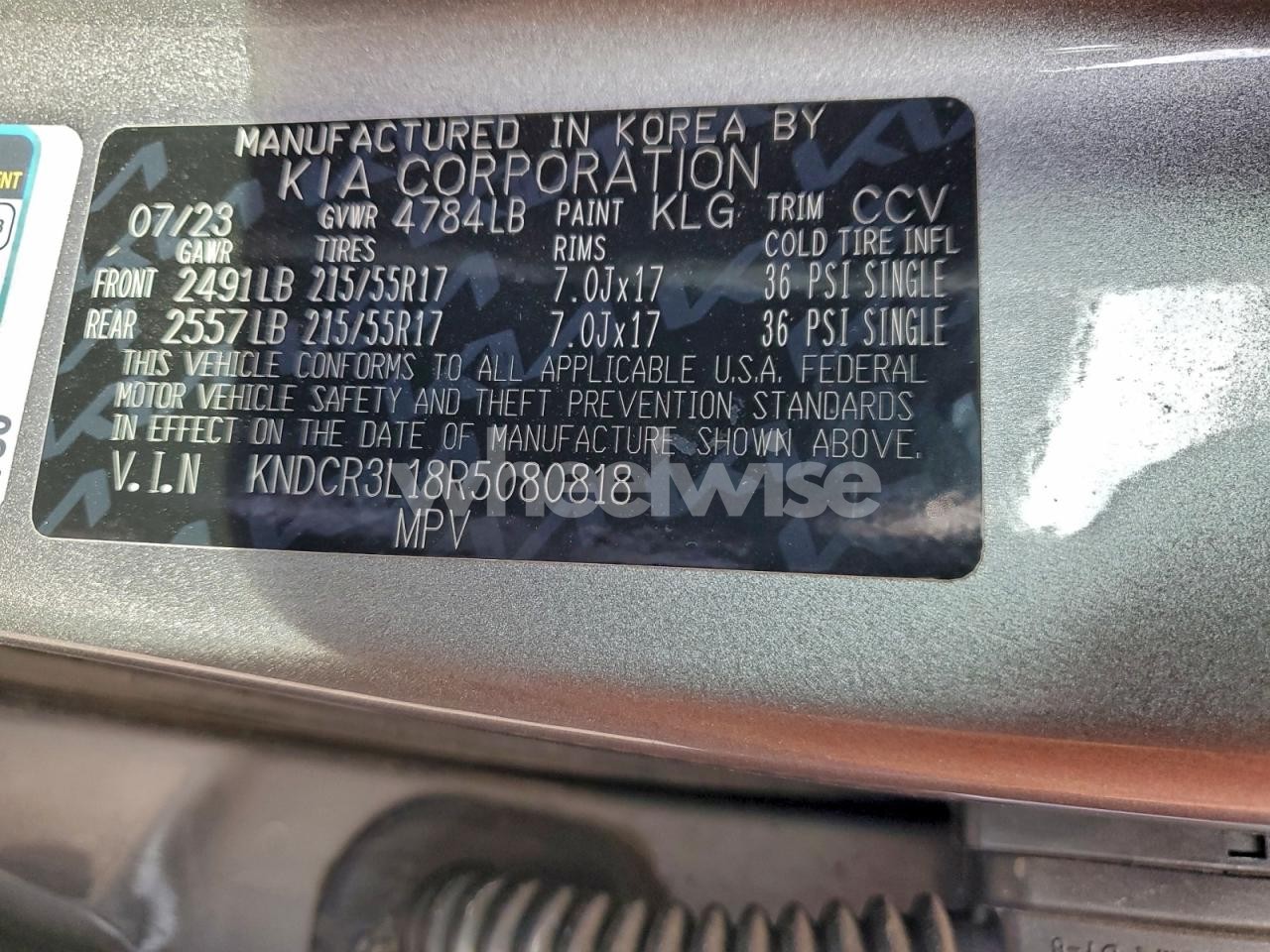 Photo 13 of 2024 KIA NIRO WIND (VIN KNDCR3L18R5080818)