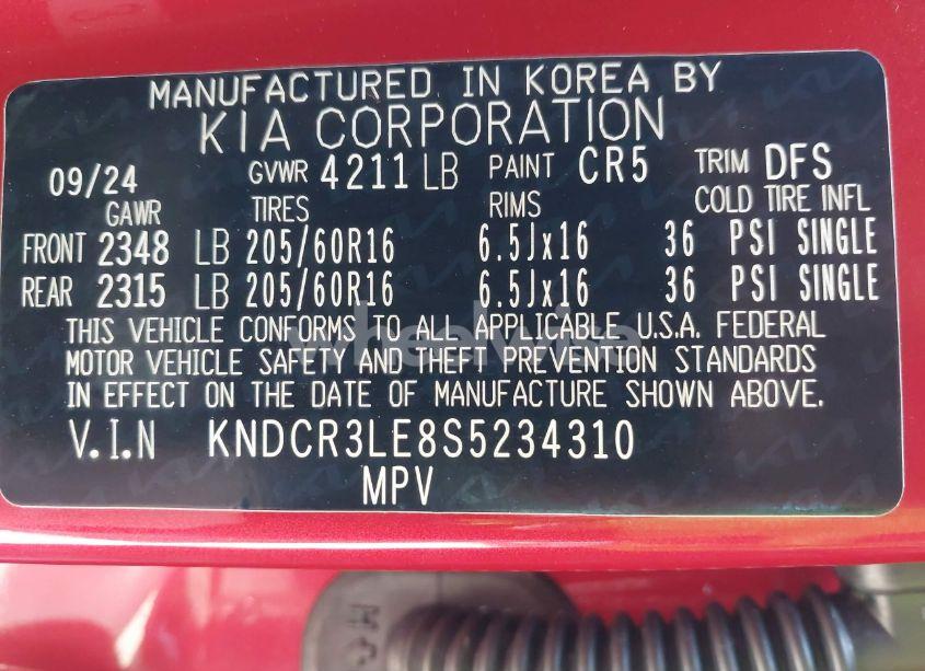 Photo 9 of 2025 Kia Niro EX (VIN KNDCR3LE8S5234310)