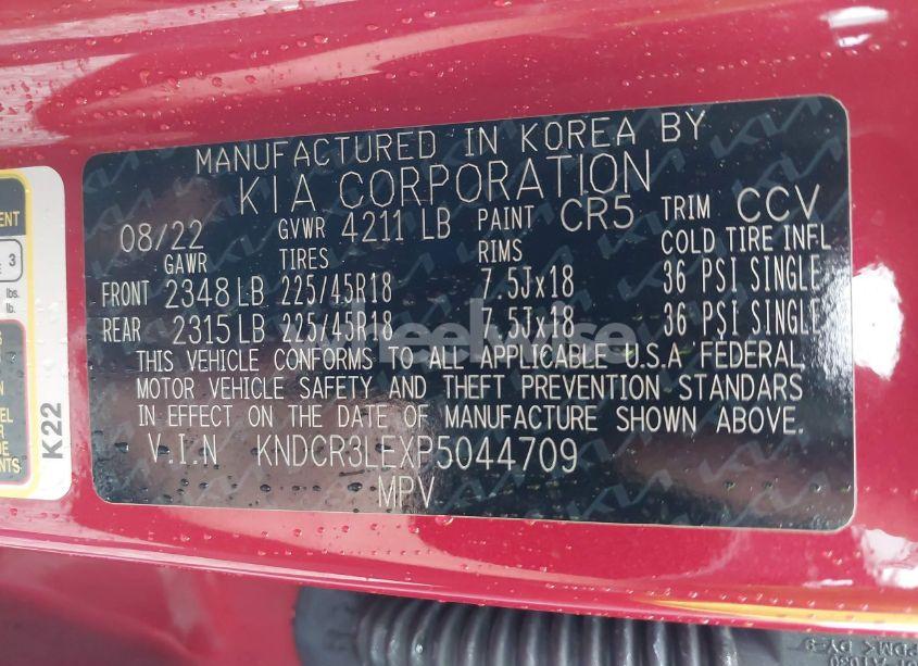 Photo 9 of 2023 Kia Niro EX TOURING (VIN KNDCR3LEXP5044709)