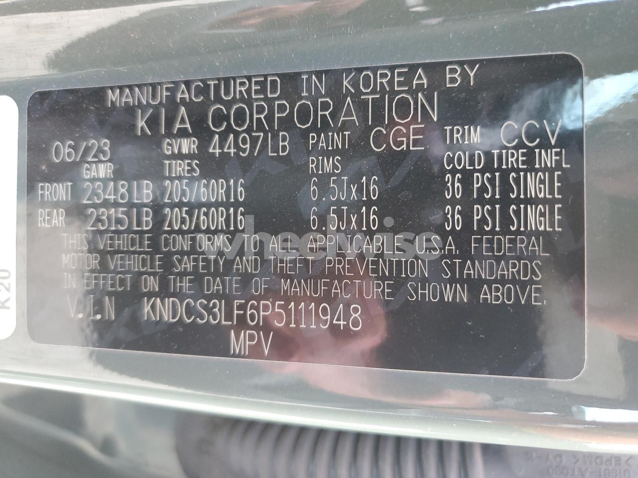 Photo 13 of 2023 KIA NIRO EX (VIN KNDCS3LF6P5111948)