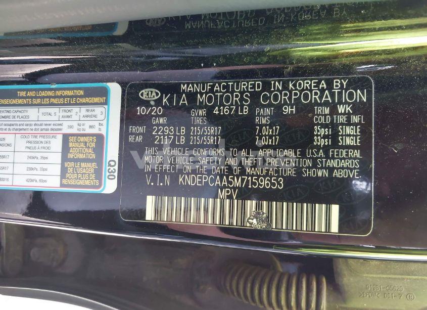 Photo 9 of 2021 Kia Seltos LX (VIN KNDEPCAA5M7159653)