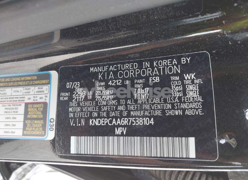 Photo 9 of 2024 Kia Seltos LX (VIN KNDEPCAA6R7538104)