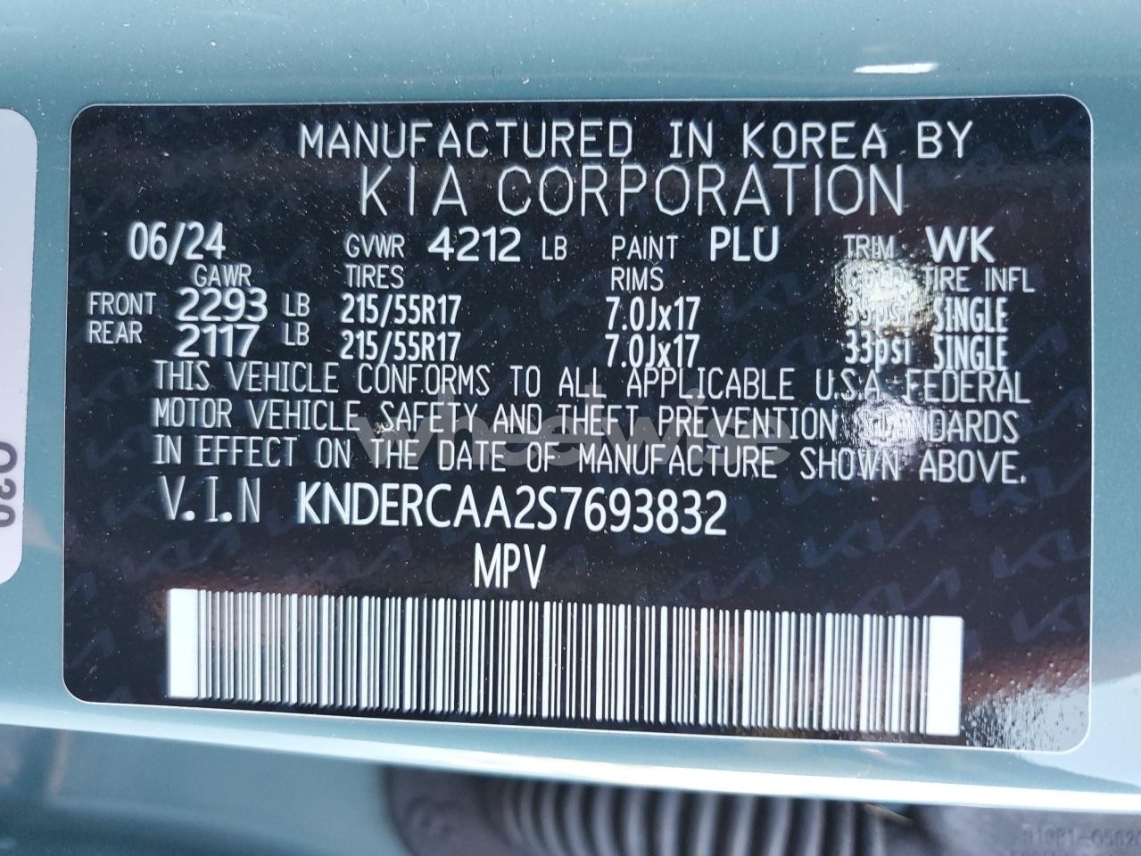 Photo 12 of 2025 KIA SELTOS EX (VIN KNDERCAA2S7693832)