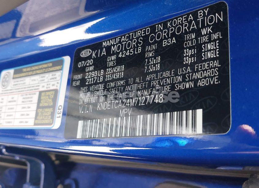 Photo 9 of 2021 Kia Seltos SX TURBO (VIN KNDETCA24M7127748)