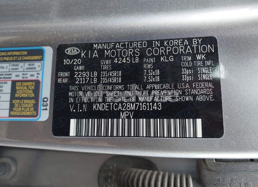 Photo 9 of 2021 Kia Seltos SX TURBO (VIN KNDETCA28M7161143)