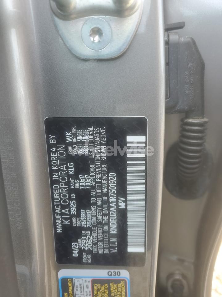 Photo 12 of 2024 KIA SELTOS S (VIN KNDEU2AA1R7501920)