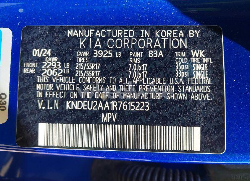 Photo 9 of 2024 Kia Seltos S (VIN KNDEU2AA1R7615223)