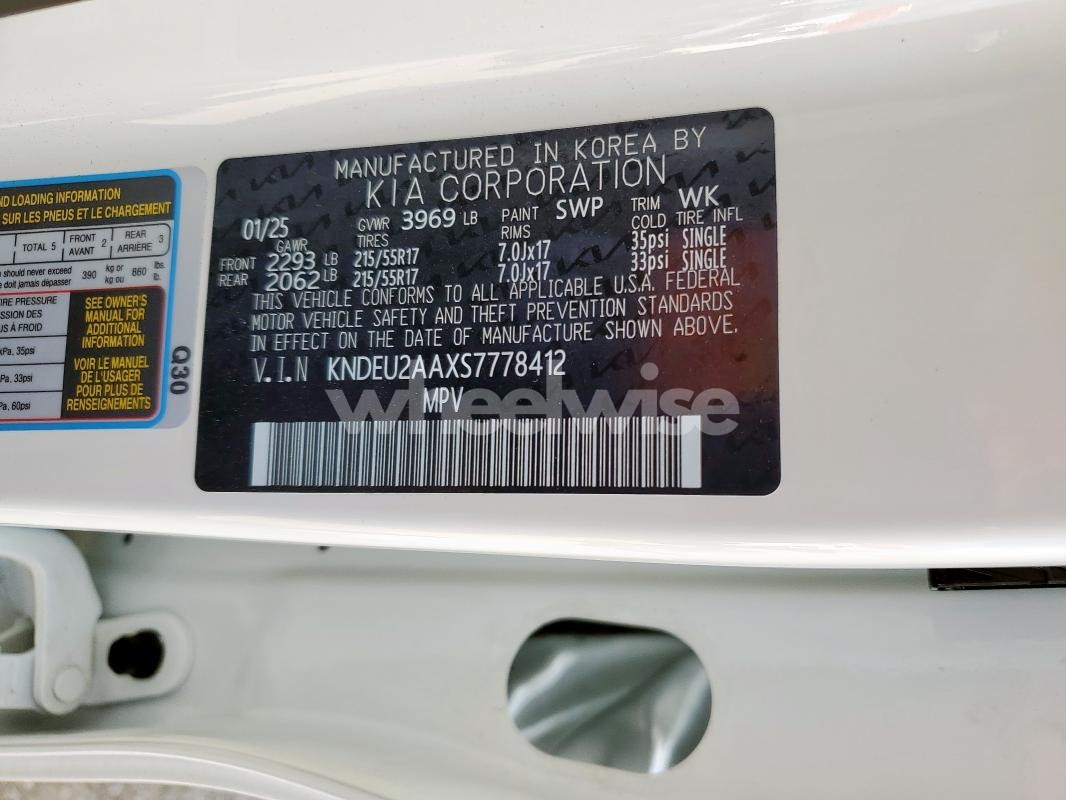 Photo 11 of 2025 KIA SELTOS S (VIN KNDEU2AAXS7778412)