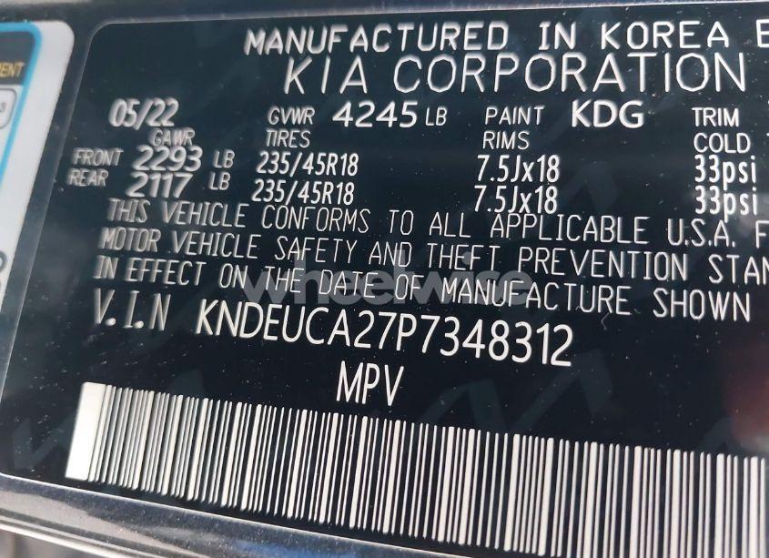 Photo 9 of 2023 Kia Seltos NIGHTFALL EDITION (VIN KNDEUCA27P7348312)