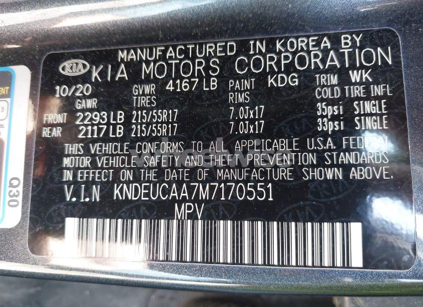 Photo 9 of 2021 Kia Seltos S (VIN KNDEUCAA7M7170551)