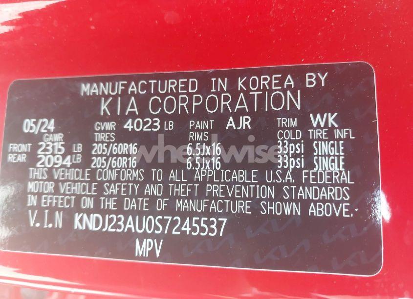 Photo 9 of 2025 Kia Soul LX (VIN KNDJ23AU0S7245537)