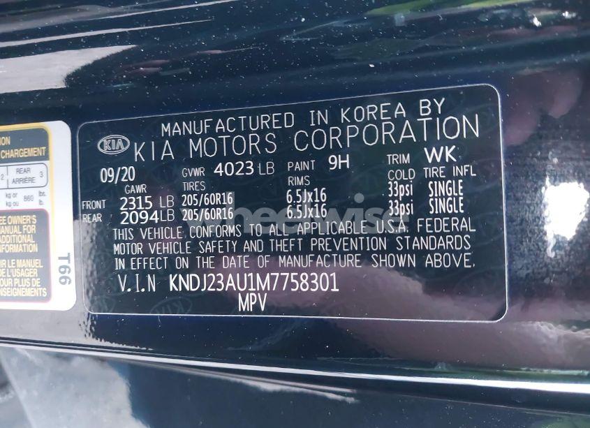 Photo 9 of 2021 Kia Soul S (VIN KNDJ23AU1M7758301)