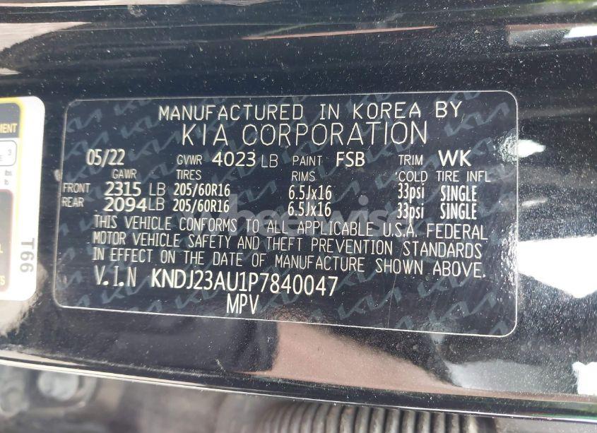 Photo 9 of 2023 Kia Soul LX (VIN KNDJ23AU1P7840047)