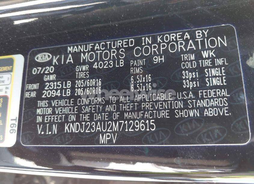 Photo 9 of 2021 Kia Soul S (VIN KNDJ23AU2M7129615)