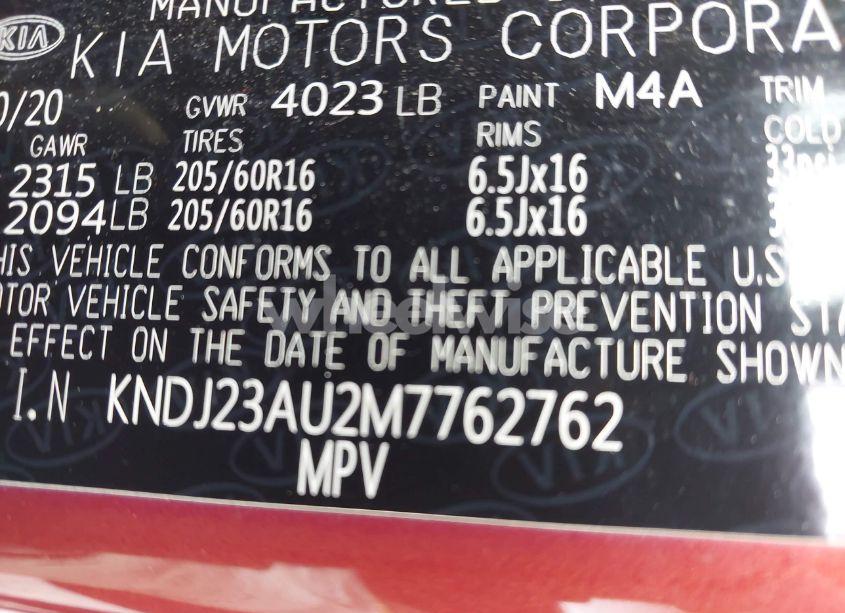 Photo 9 of 2021 Kia Soul LX (VIN KNDJ23AU2M7762762)