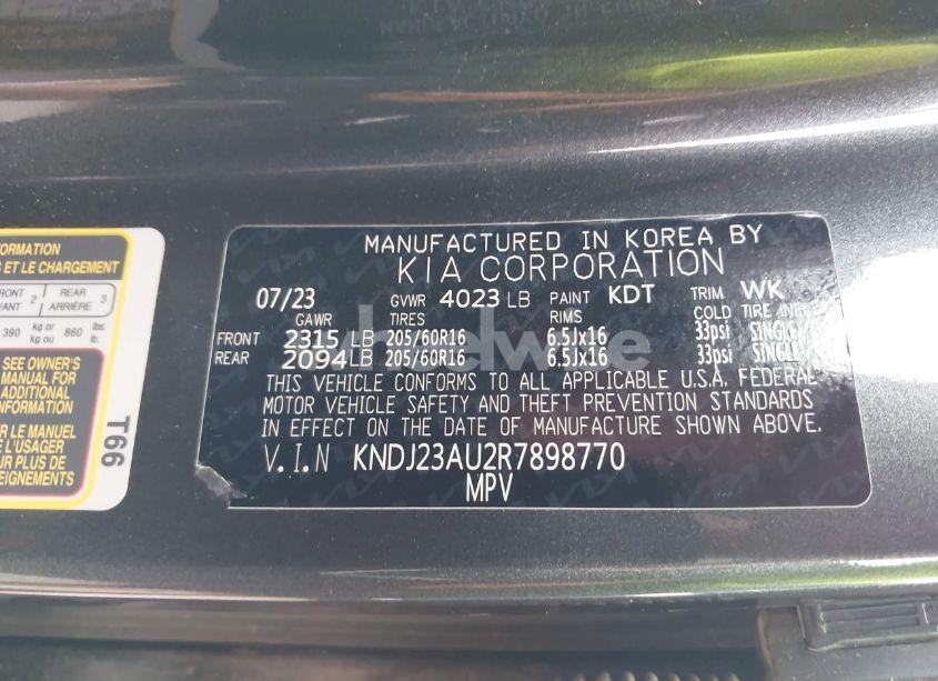 Photo 9 of 2024 Kia Soul LX (VIN KNDJ23AU2R7898770)