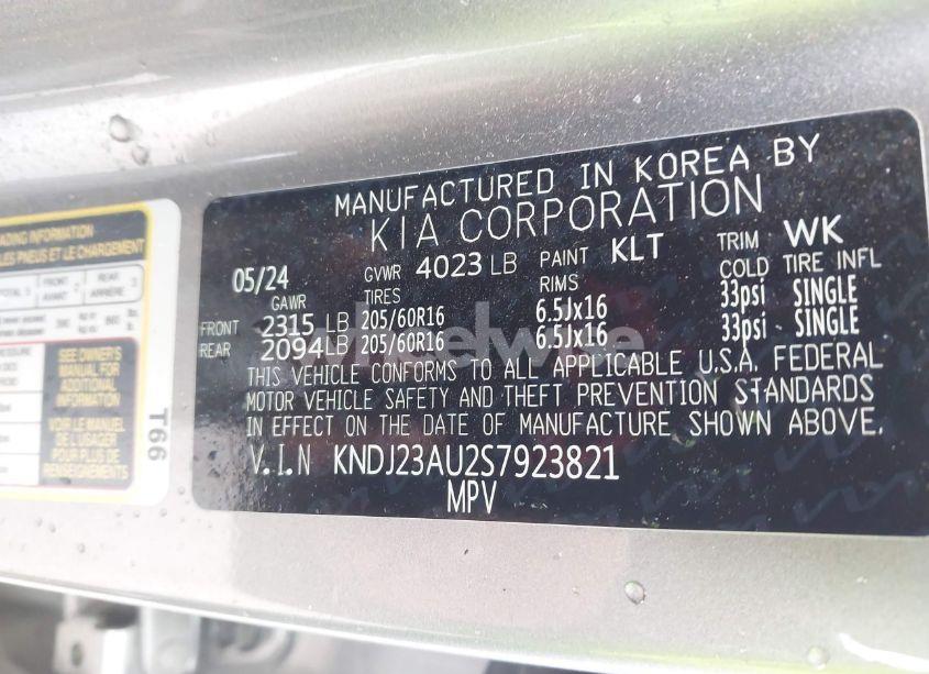 Photo 9 of 2025 Kia Soul LX (VIN KNDJ23AU2S7923821)